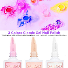 Saviland builder gel for durable nail extensions