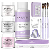 SAVILAND acrylic nail kit complete set for at-home salon-quality nails