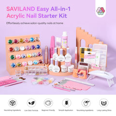 SAVILAND acrylic powder collection highlights vibrant shades for durable nail art