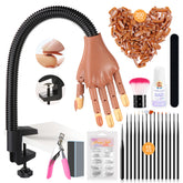 SAVILAND advanced practice hand with anti-slip tips for stable nail practice