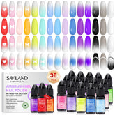 SAVILAND 36-color collection for vivid, even coverage in home nail art