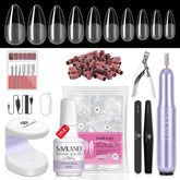 SAVILAND almond nail tips for quick length extension