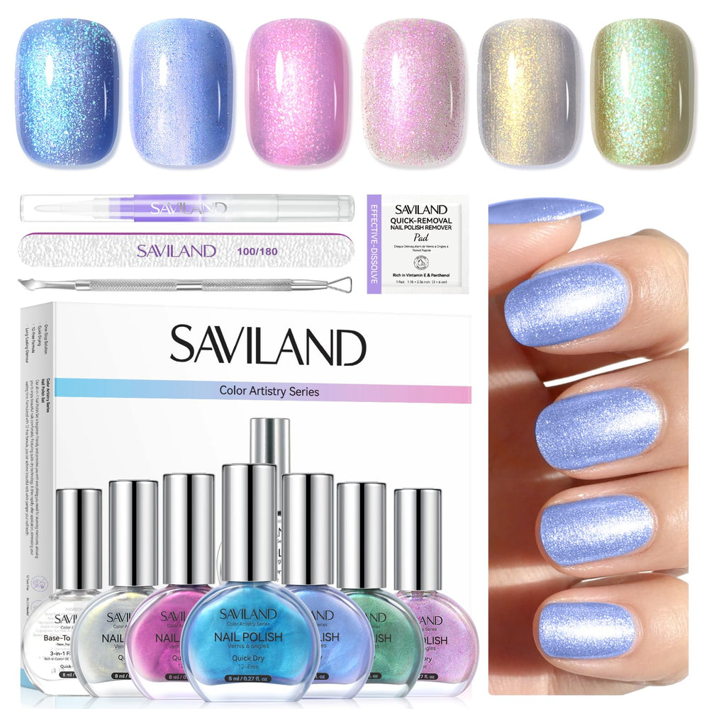 SAVILAND Aurora kit cover showing all-in-one manicure essentials.