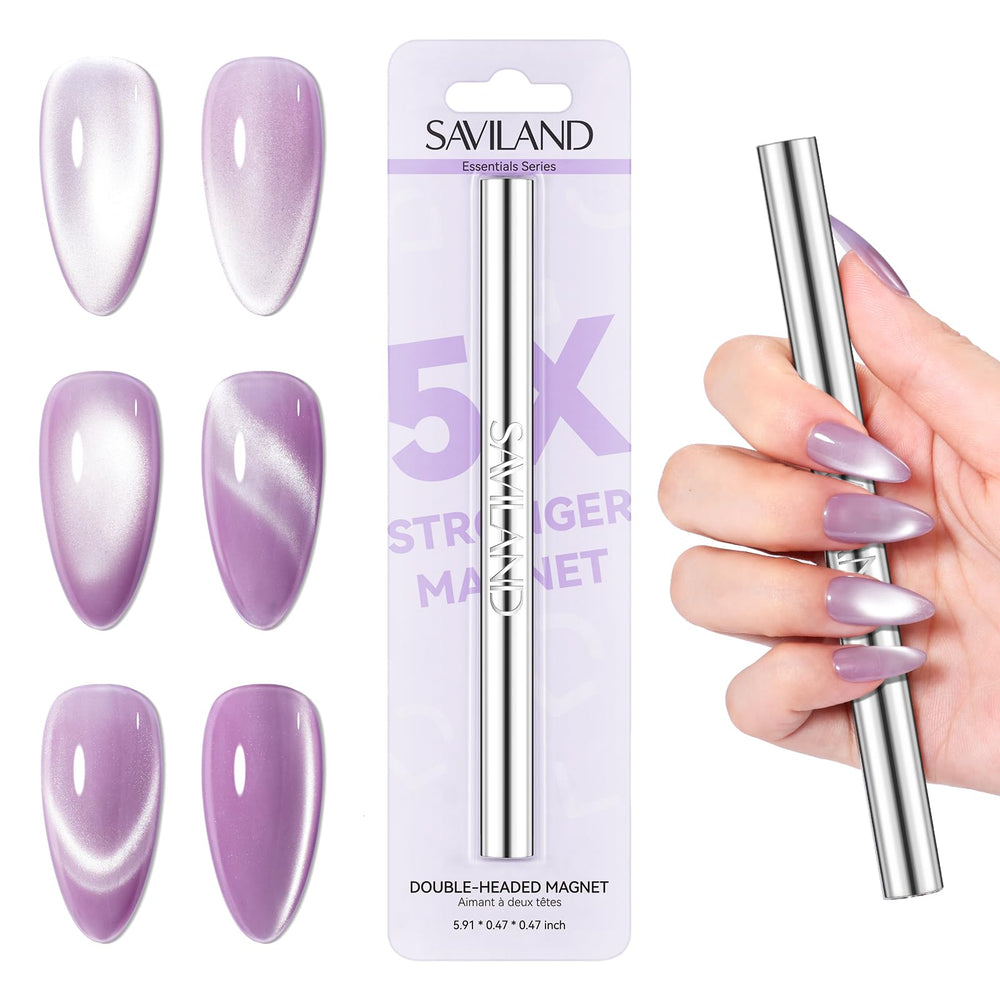 SAVILAND Cat Eye Magnet Wand front view shows strong magnetic power for quick cat-eye details.