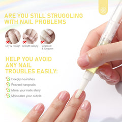 SAVILAND cuticle oil pen lemon flavor hydrates dry cuticles after a manicure