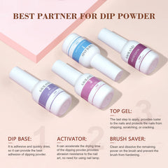 SAVILAND activator bottle 15ml supports layer-by-layer setting between powders.