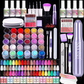 SAVILAND Dip Powder Kit with 30 colors in a box for versatile DIY manicures.