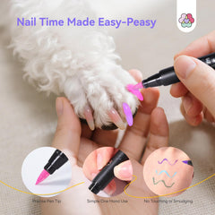 SAVILAND safe non-toxic ink communicates lick-safe option during grooming