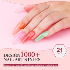 SAVILAND glossy top gel for a shiny finish