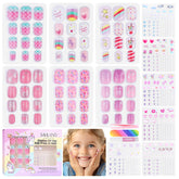 SAVILAND kids nails six pack colors for creative DIY nail art