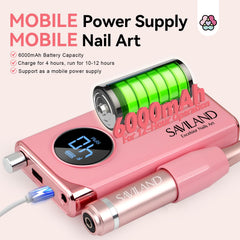 SAVILAND nail drill LCD display and speed control for precision