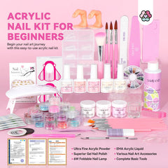 SAVILAND three-color powder set in pink white clear for versatile looks