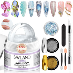SAVILAND solid builder nail gel 60g clear for long lasting nail extensions