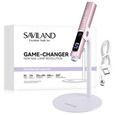 SAVILAND UV Light enables rapid 10s flash cure for gel nails.