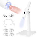 SAVILAND White 9W LED Nail Light handheld for quick at-home cures