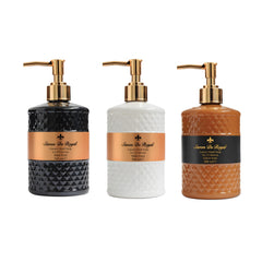Savon De Royal Jasmine-Musk 3-pack bottle for luxurious daily cleansing and soft hands.
