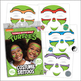 Savvi TMNT face tattoo of Leonardo for quick, kid-friendly costume accent.