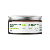 Scandinavian Biolabs Firm Hybrid Clay with strong hold for versatile styling.