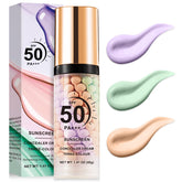 Scarman 3-in-1 serum bottle front view primes and evens skin for makeup