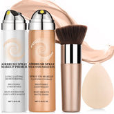 Scarman AirBrush Foundation Spray bottle ready for application with a light, natural look