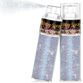 Scarman Glint-Rainbow bottle pump providing even, mess-free glitter application for quick touch-ups.
