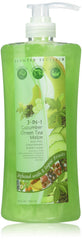 Scented Secrets 3-in-1 bottle showing all-in-one cleanser for hair and skin.
