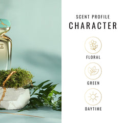 SCENT BEAUTY K-3 39 Blue Moss base notes bottle emphasizes warmth and longevity