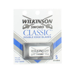 Schick Wilkinson Sword cartridge close-up shows five blades for precise shaving