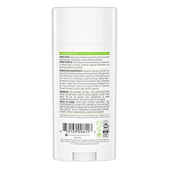 Schmidt's Bergamot + Lime deodorant stick close-up shows natural fragrance and smooth application
