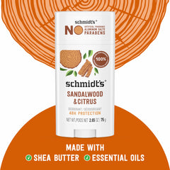 Schmidt's natural ingredients magnesium-based formula supports gentle odor control.