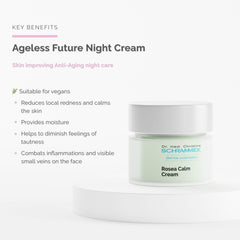 Schrammek Rosea Calm Cream texture close-up showing rich hydration