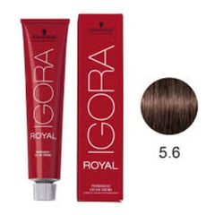 Igora Royal 5-6 tube texture demonstrates creamy formula for even application.
