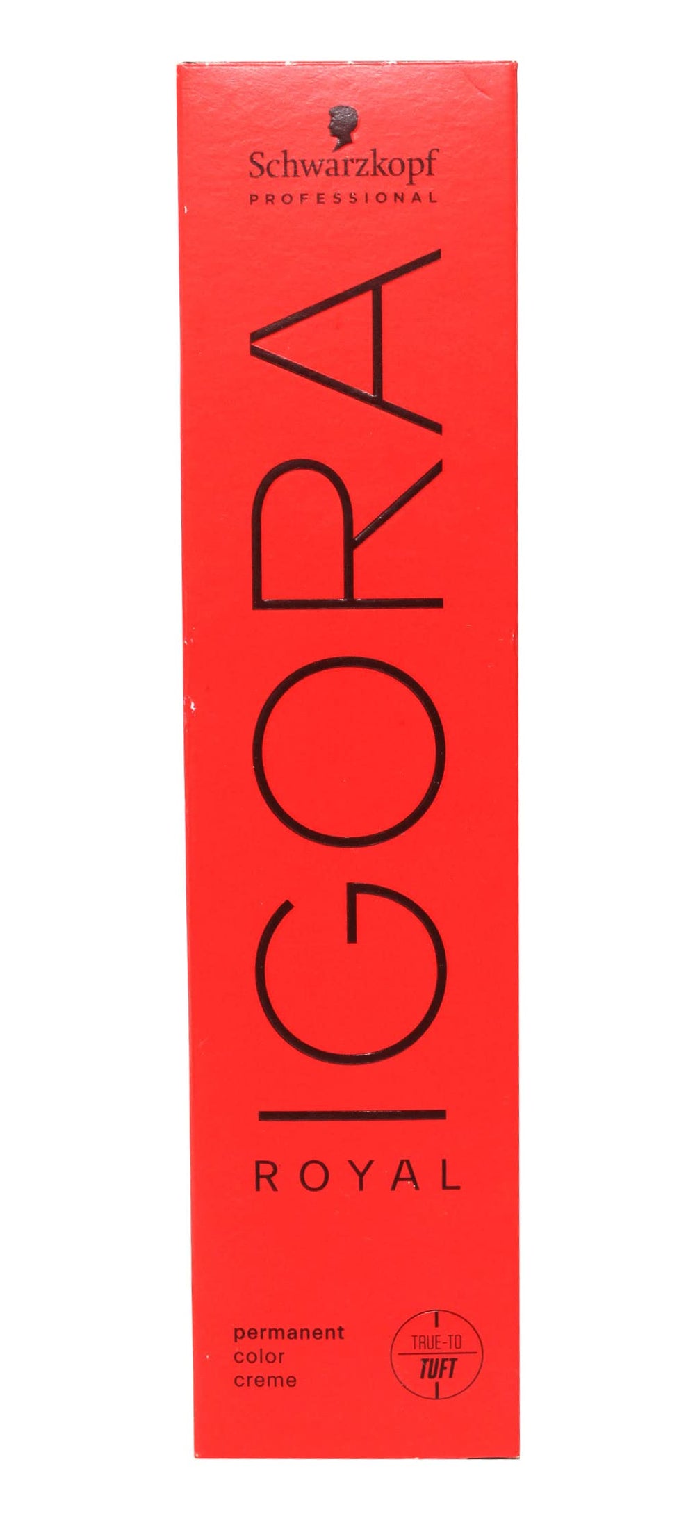 Schwarzkopf Igora Royal 7-1 bottle showcasing ash blonde shade for even gray coverage