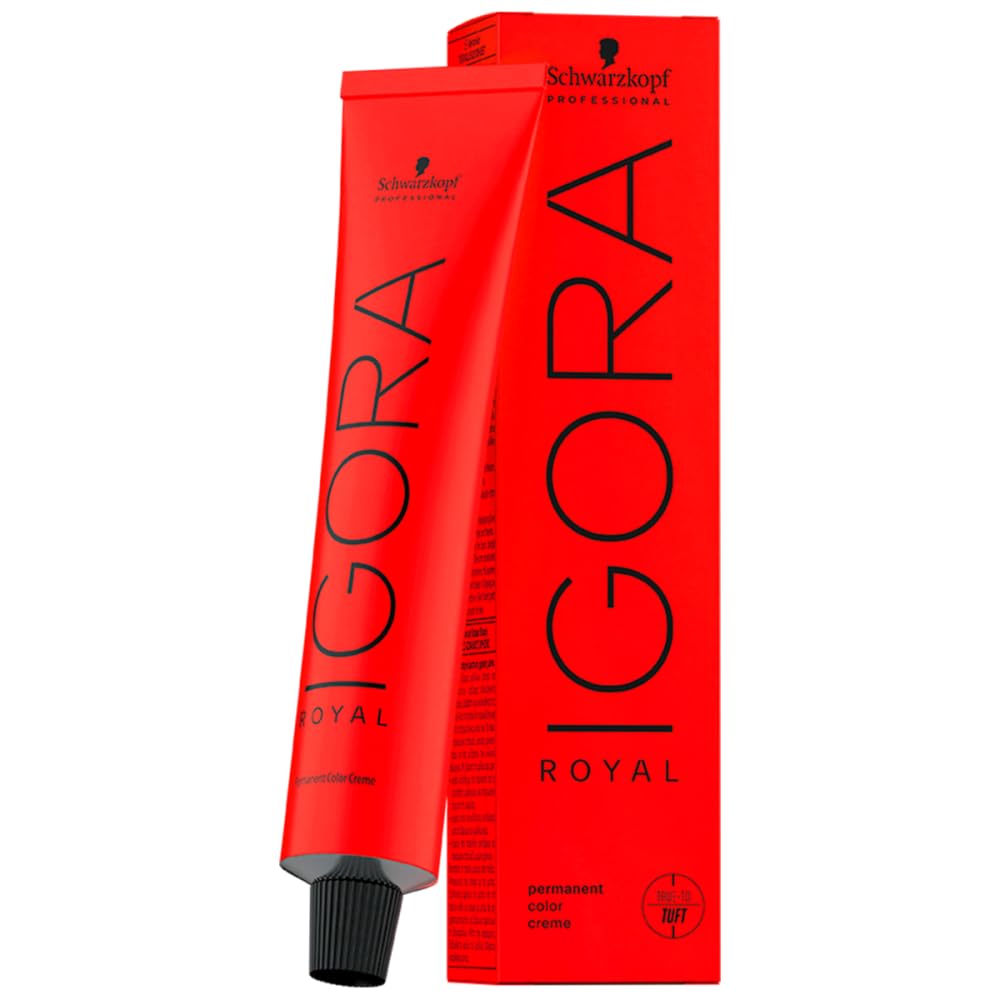 Schwarzkopf IGORA ROYAL 8-65 color cream jar with fashion shade and rich coverage.