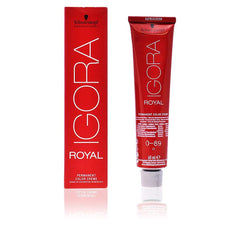 Igora Royal color creme with developer mix for precise shade creation.