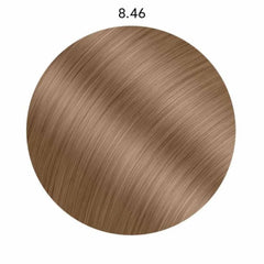 Schwarzkopf Igora Royal Nude Tones color creme application demonstrates even natural coverage.