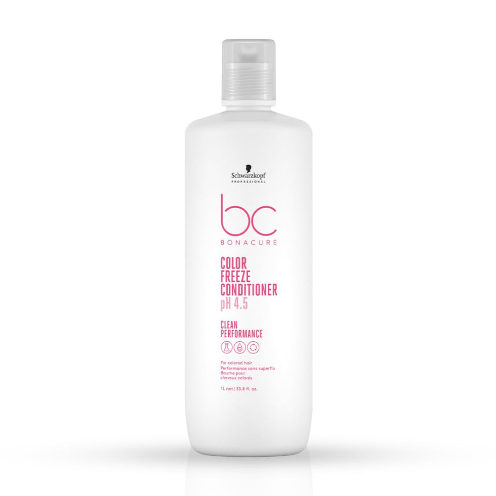 Schwarzkopf Professional Bonacure Color Freeze bottle focus for color protection and smooth results