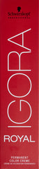 Schwarzkopf Royal Igora 7-00 bottle displays professional hair color packaging for salon-grade results.