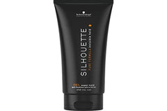 Schwarzkopf Silhouette Super Hold Gel bottle delivers instant hold and natural shine.