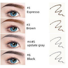 SCIMELI eyebrow pencil spoolie brush blending color for natural look.