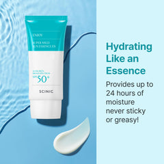 Product spread on skin to illustrate quick absorption and comfortable wear.