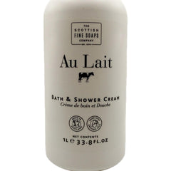 Au Lait bath cream pump - easy dispensing for bath or shower routines