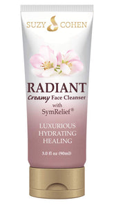 Script Essentials Radiant Creamy Cleanser bottle front label for hydration and glow