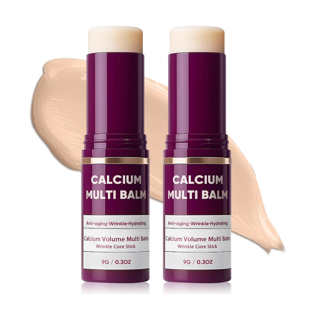 Scrlous calcium multi balm compact packaging for daily hydration.