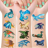 SDONY Wings of Fire tattoo sheet showcases bold kid-friendly designs for party fun