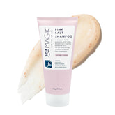 Sea Magik Pink Salt Shampoo bottle front highlights mineral-rich cleansing for refreshed scalp