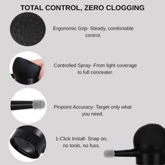 Seaboll spray nozzle enables precision coverage for targeted thinning areas.