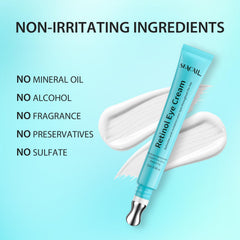 Seacall Retinol Eye Cream texture image showing quick absorption for smooth makeup.