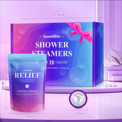 SeasonBliss lemon scent shower steamer for an energizing start