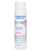 Seaweed Bath Co Energize bottle pour for a refreshing morning cleanse